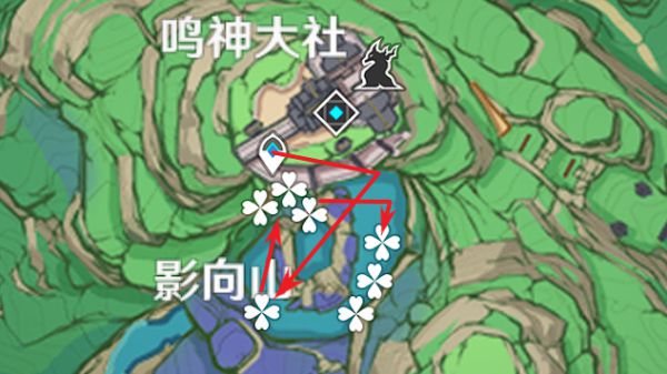 原神3.3神里绫人突破材料绯樱绣球高效采集路线